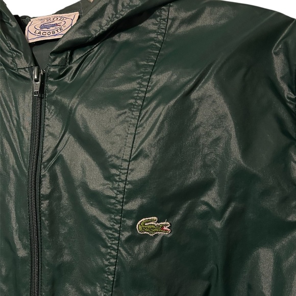 Vintage Lacoste IZOD Green Windbreaker Jacket Pullover—large - Picture 2 of 5